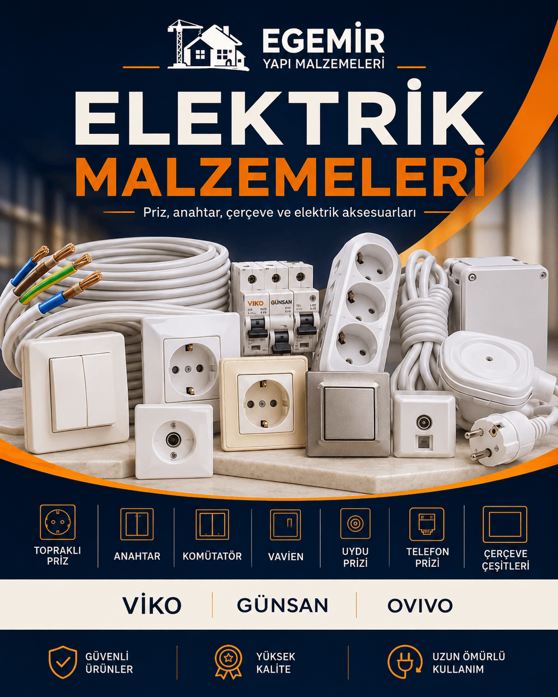 Viko Priz ve Anahtar Çeşitleri ürün görseli